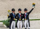 Dressurreiterinnen gewinnen Goldmadaille