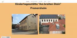 Neue Homepage der Kita "Am breiten Stein" in Framersheim